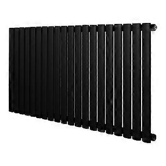 Oval Single Column Radiator 600 x 1200mm Modern Designer Single Panel Central Heating Heater Matt