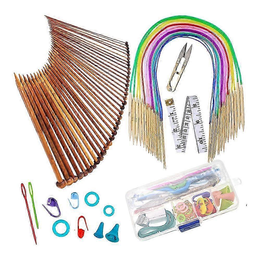 Knitting Needles Circular Set for Sweater Needles Plastic Knitting Tools