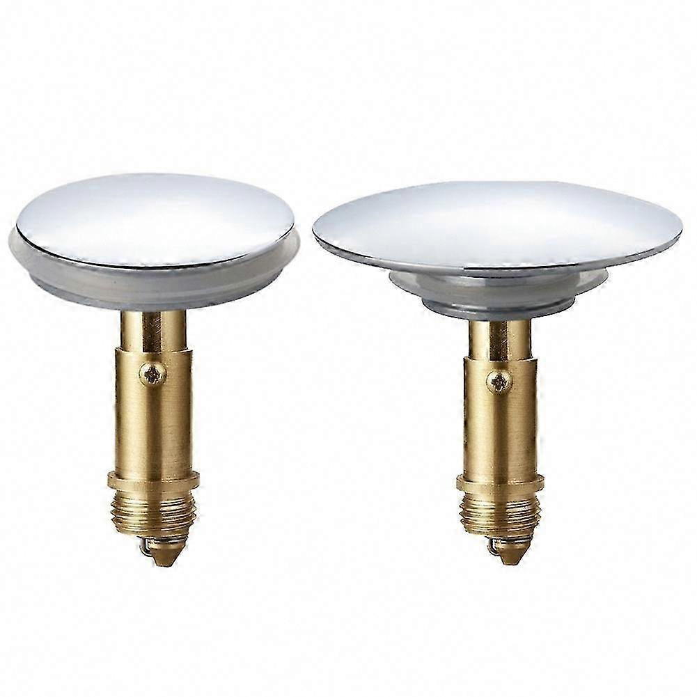 Wash Basin Bounce Drain Filter Pure Copper Press Type Up Down Drain Device