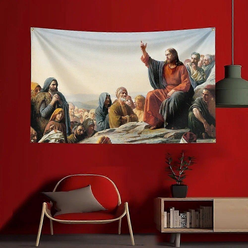 Drapeau chrétien Jésus-Christ VQ0113