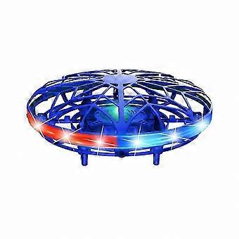 Handbediende hoverdrone voor kinderen | Mini-quadcopter met AI-bewegingssensor, 360°-flips en ledverlichting, veilig oplaadbaar vliegend speelgoed voor jongens en meisjes