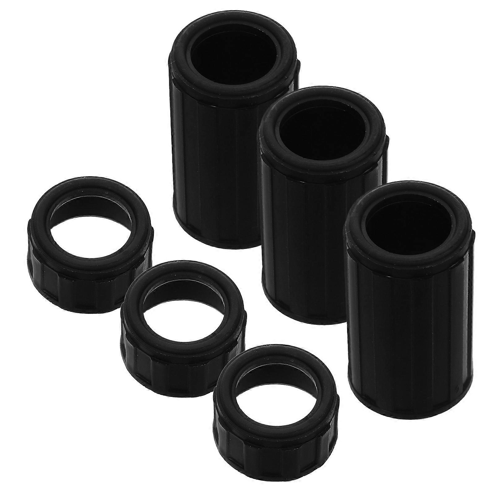 3 Sets Flute Interface Protective Cover Plastic Flute Protection Covers for Replacement