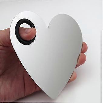 Palette per fondotinta, astuccio da toilette trasparente in acciaio inossidabile, tonalità cosmetica con