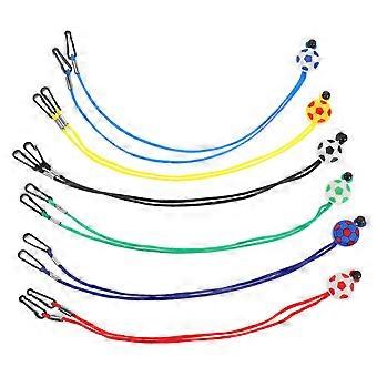 6PCS Maske Lanyard Verstellbare Kinder Gesichtsmaske Lanyard Niedlicher Maskenhalter um den Hals für Kinder Nackenband für Schulreisen Outdoor-Aktivitäten