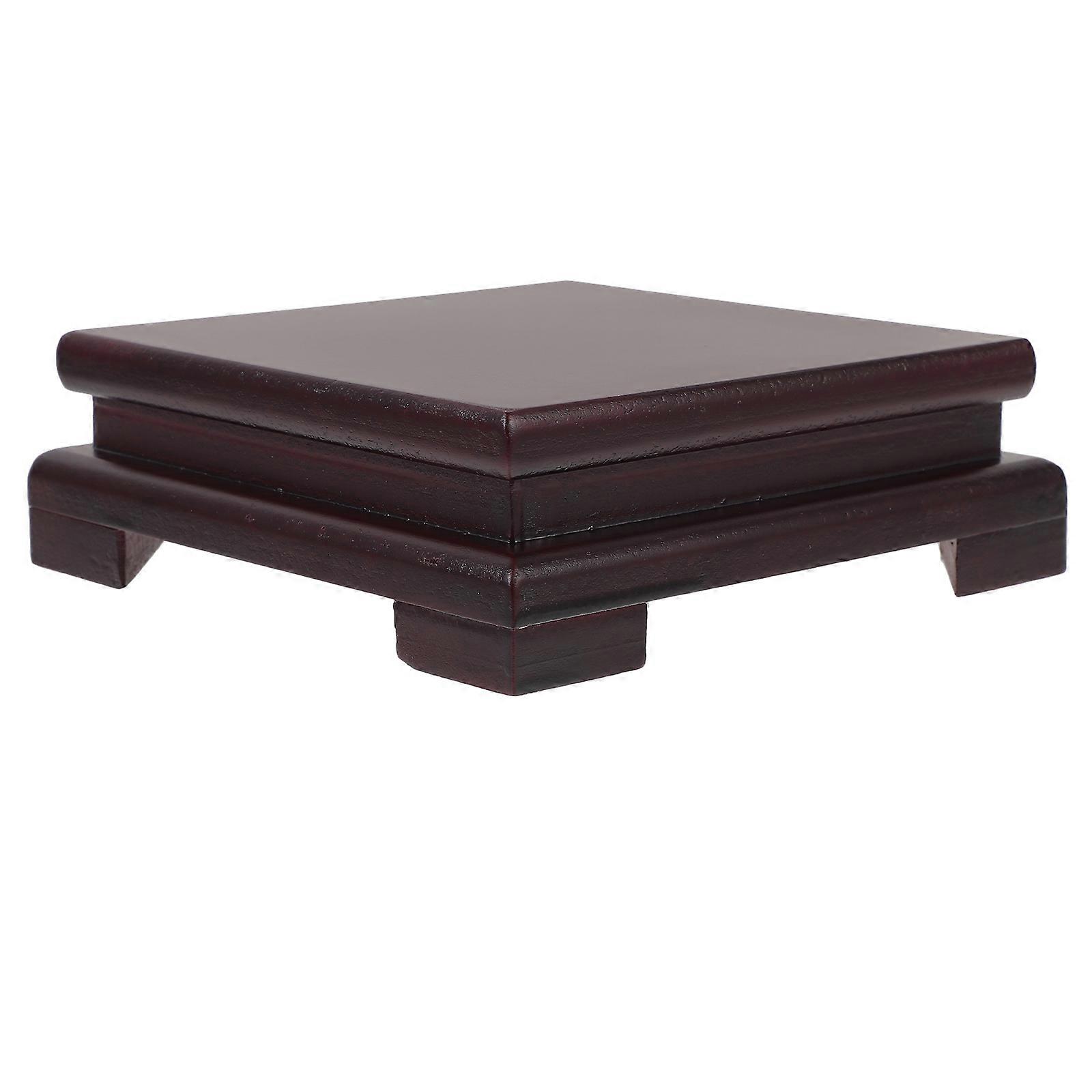 Solid Wood Display Base for Decoration with Delicate Design