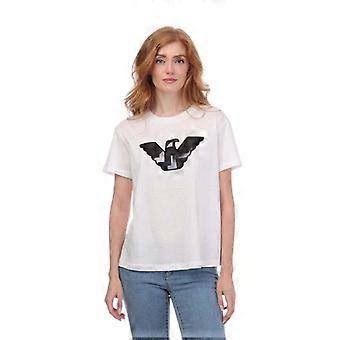 Emporio Armani Womens/Ladies Embroidered Logo T-Shirt