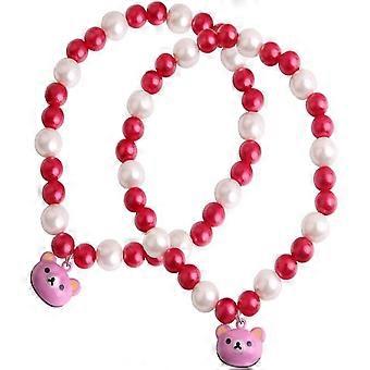 Pet Jewelry Bell Necklace Collar Bead Collar With Cartoon Bell Cat Dog Collar