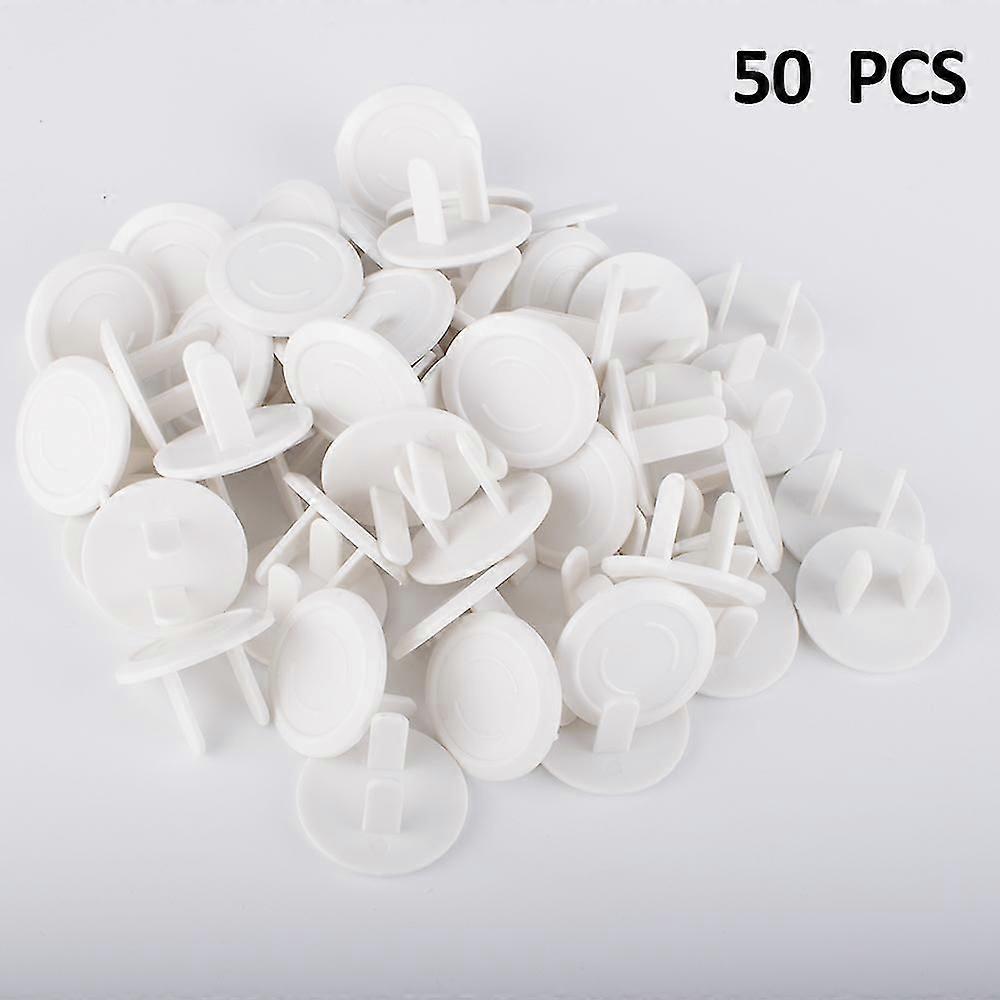 50 Pack Plug Covers Clear Child Proof Electrical Protector Safety Caps