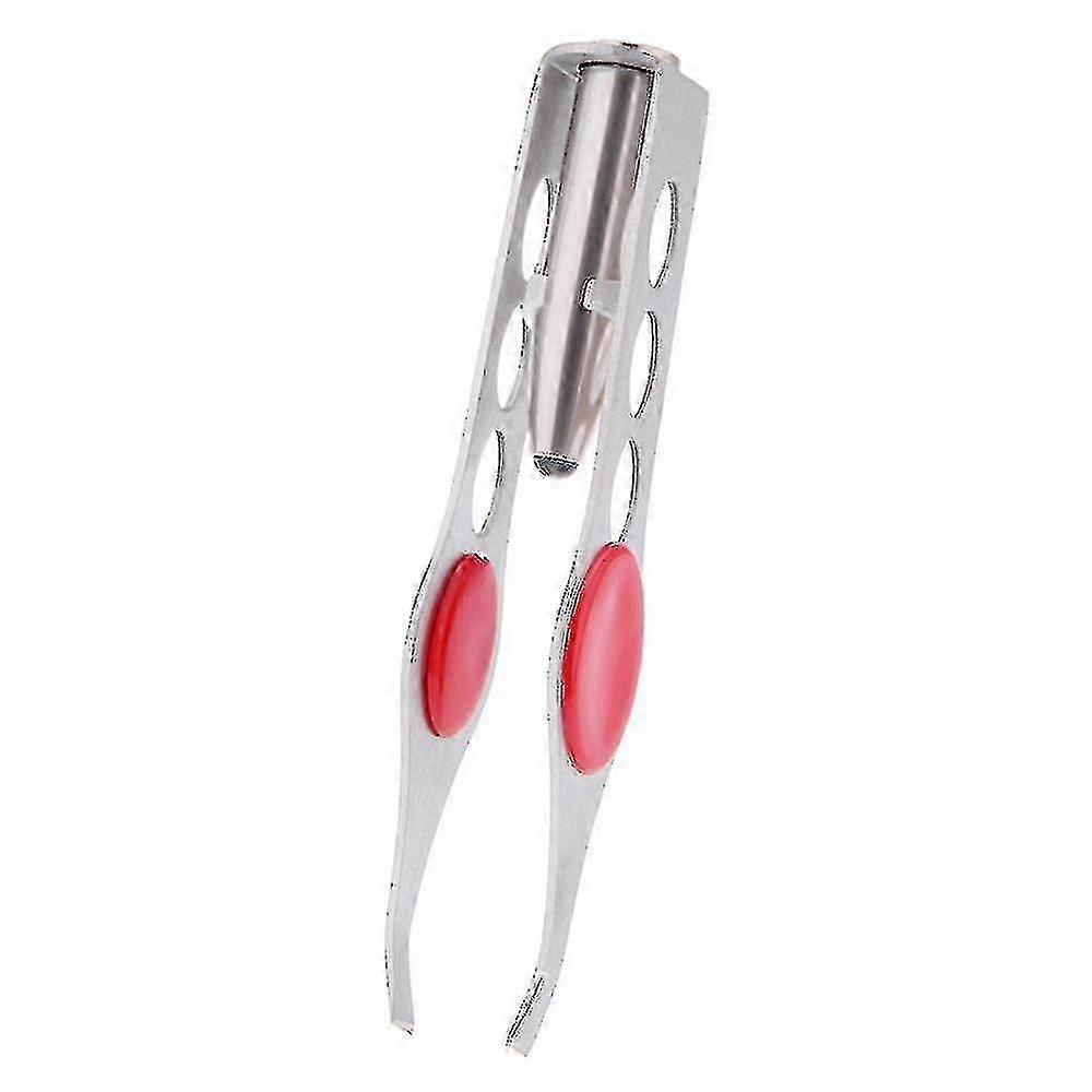 Led Light Pincet Professional Precision Rustfrit Stål