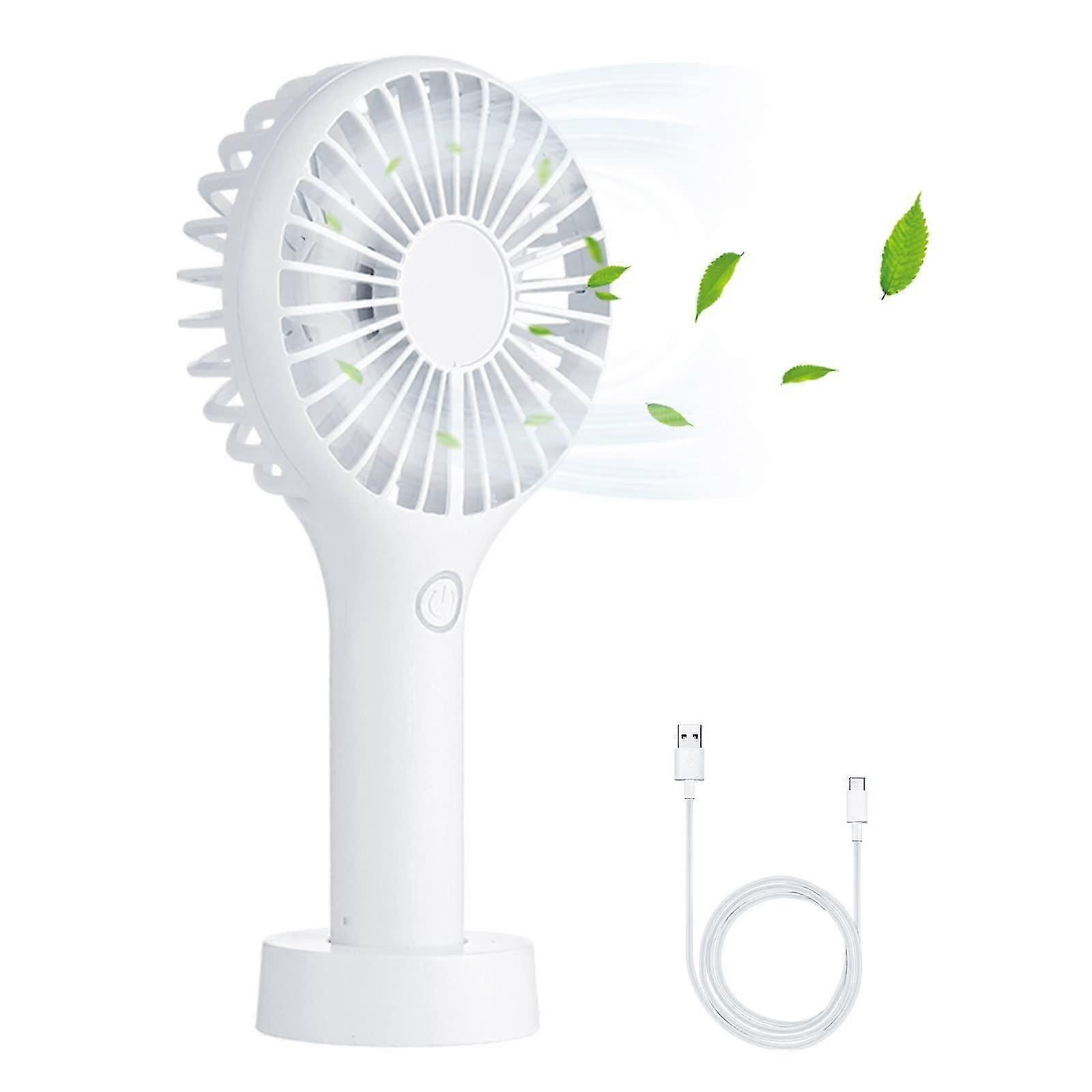 Portable Electric Handheld Fan (white)