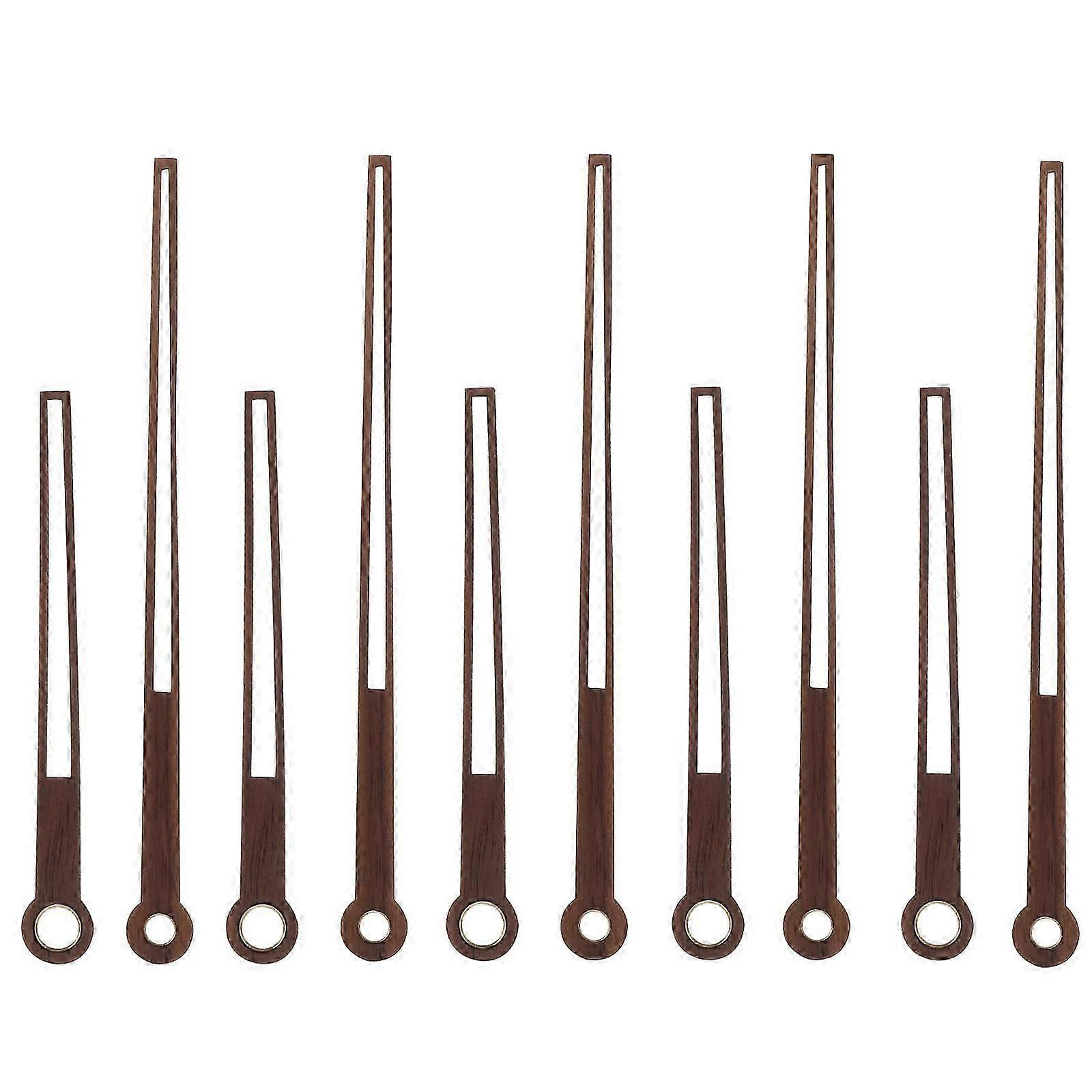 Wood Clock Hands Wooden Clock Pointers for Repair 5Sets