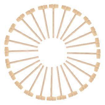 Wooden Mini Hammer Toy for Child Dexterity Training 20Pcs Pack