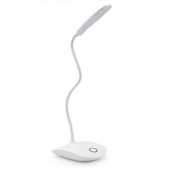 LED table lamp rotatable, dimmable, battery-powered White