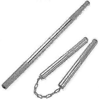 Absolut rutschfester Teleskop-Nunchaku aus Edelstahl mit 2-in-1-Funktion – Spitzenqualität