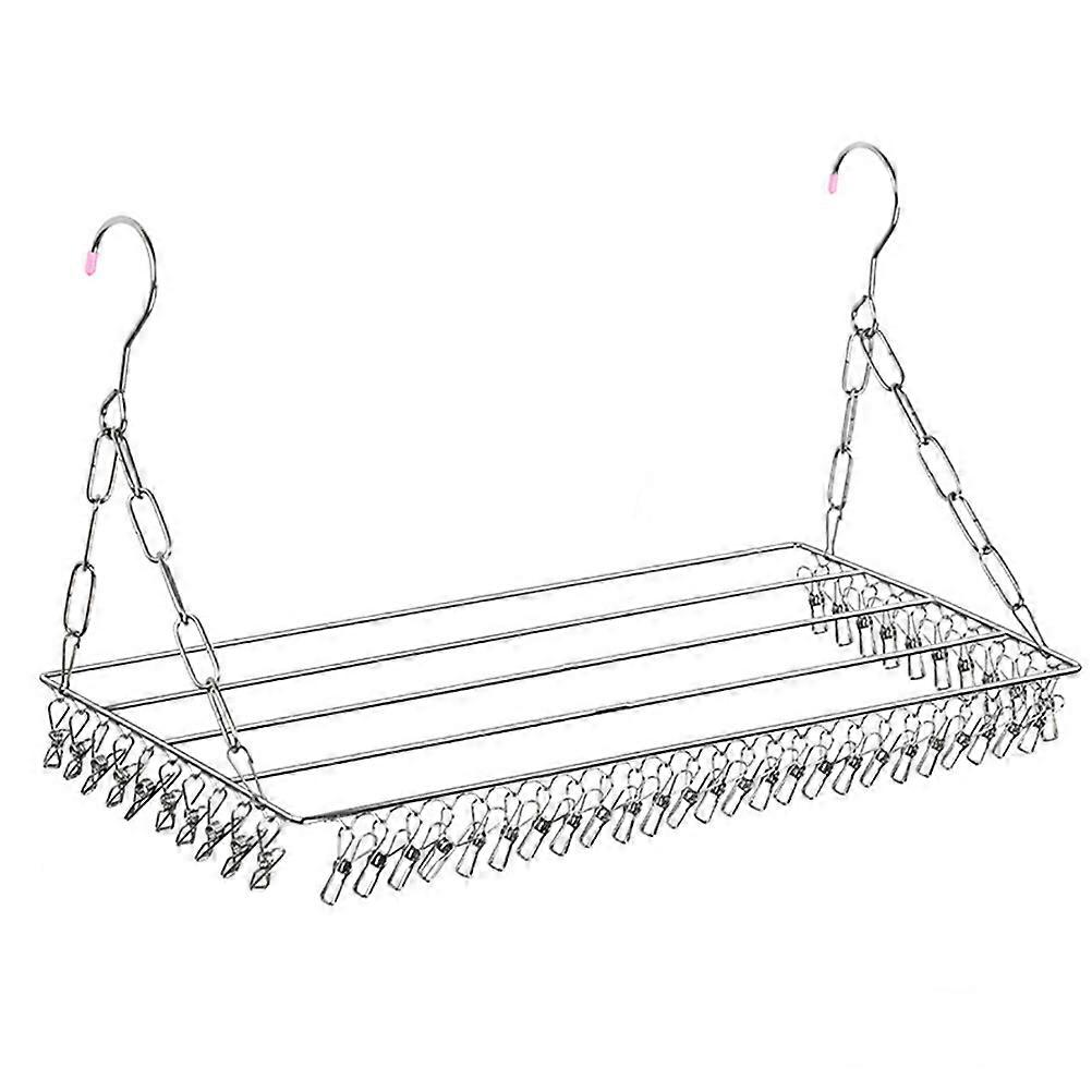 Multifunctional Drying Rack Socks Drying Rack for Home Use 1Pcs Silver