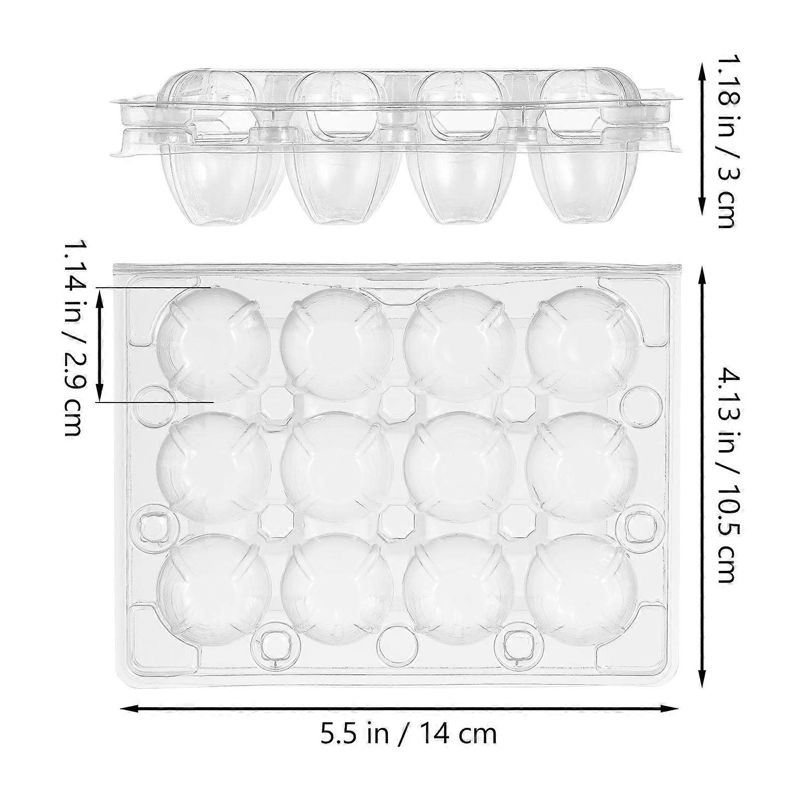 Package Quail Egg Container Rectangular Quail Egg Holders Space Saving 100Pcs
