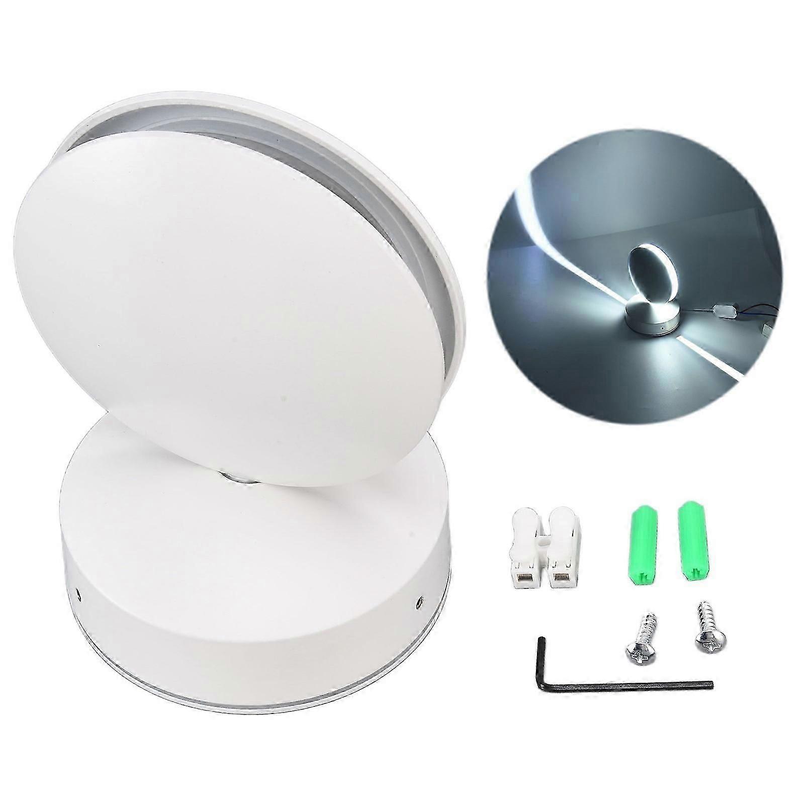 10W LED Duvar Lambası, 360 Derece Yumuşak Beyaz Işık, Alüminyum Gövde, Isıya Dayanıklı, Kolay Kurulum, Koridor Lambası