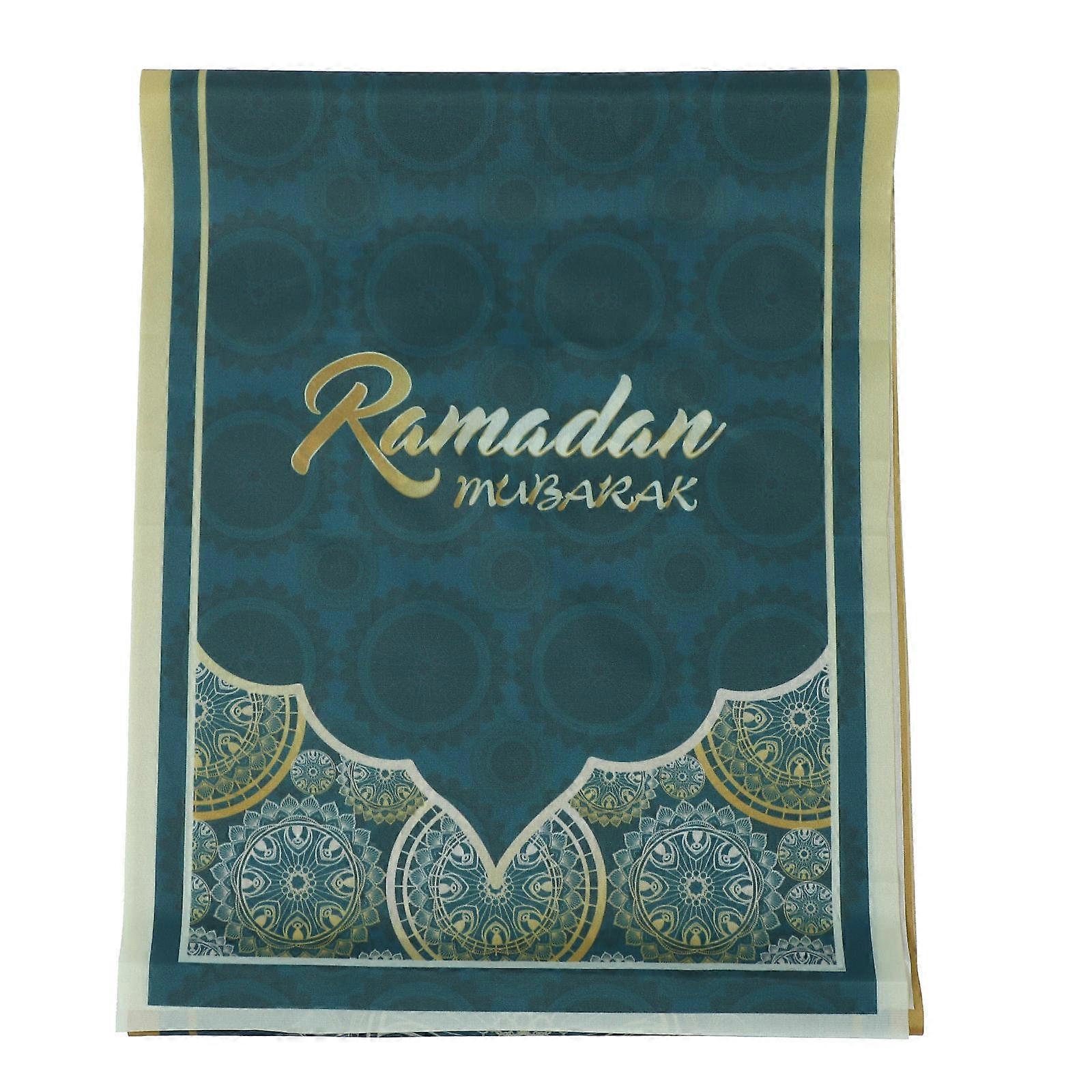 Eid Mubarak Table Runner for Decoration Featuring Assorted Color Design