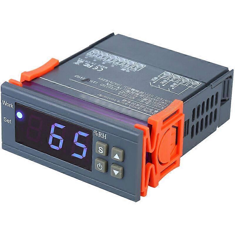 Digital Humidity Controller High Precision Capacitive Humidity Controller Humidity Controller - Gray Orange