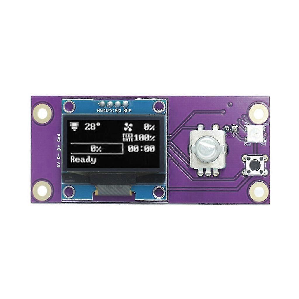 OLED Display Compatible with Raspberry Pi Gemini Voron V0 V0.1 V0.2 3D Printer Accessories