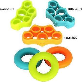 Hand Grip Workout Set, Finger Muscle Stretcher for Athletes & Rock Climbing