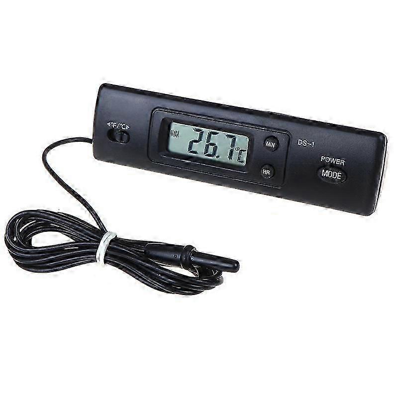 Bil inomhus-/utomhustermometer med/sensor för luftkonditionering digital LCD-display