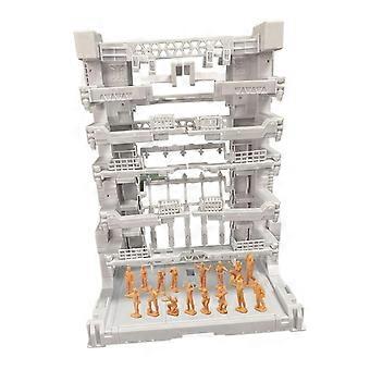 Weißer, ineinandergreifender Actionfiguren-Präsentationsständer, vielseitige Basis für Modellbausätze, 16,5 x 11,5 x 21,5 cm