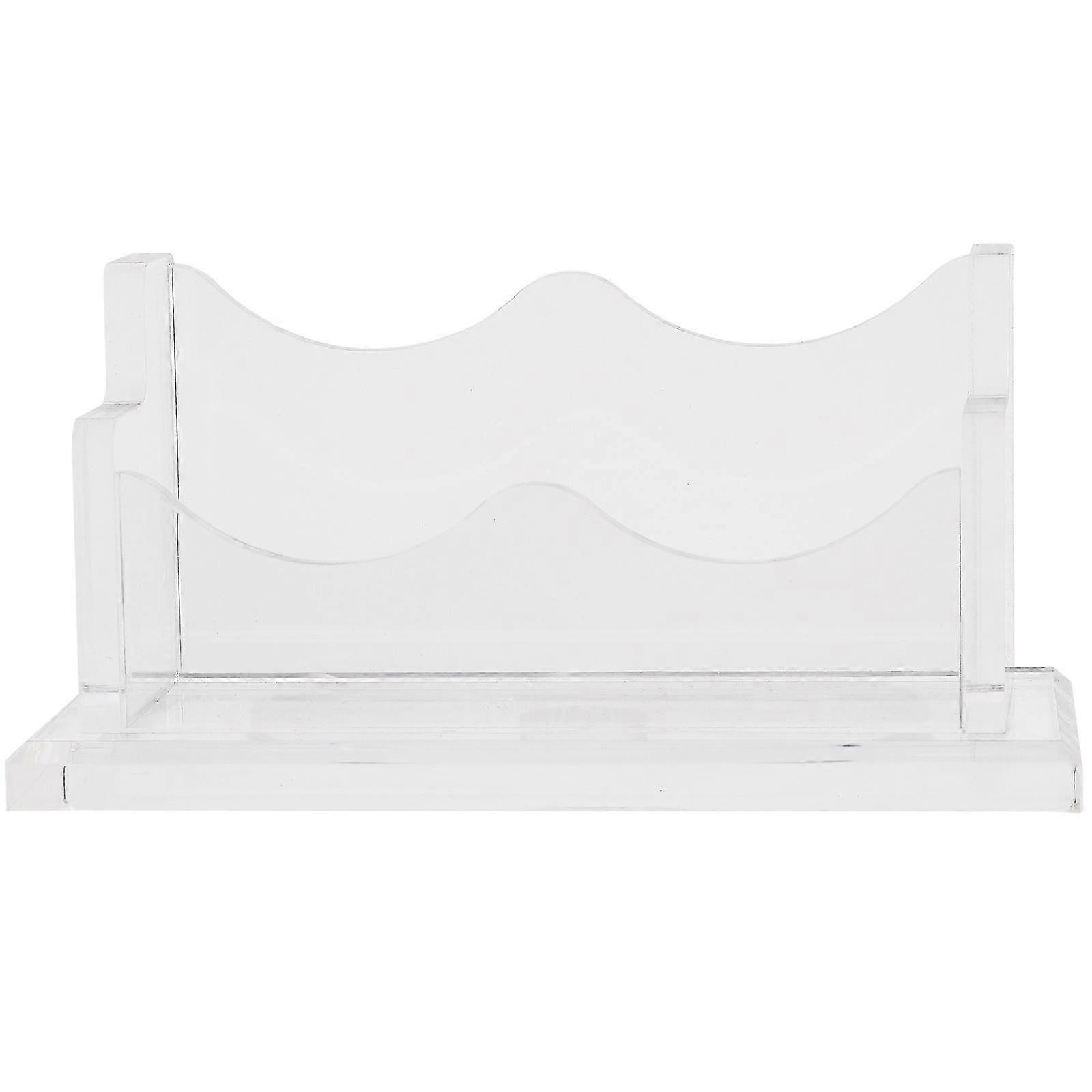 Sturdy Transparent Card Display Stand