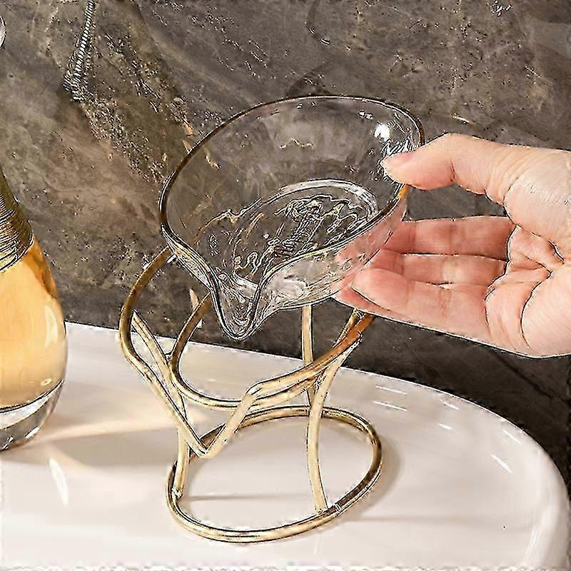 45 Degree Drain Leaf Soap Tray