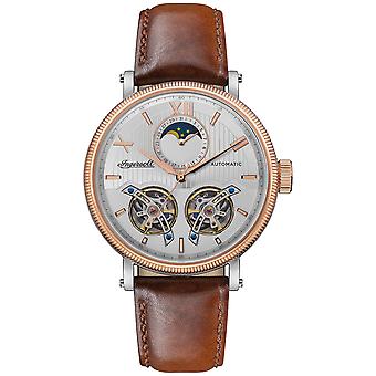 Hollywood Automatische Analoge Man Horloge met Cowskin Armband I09602