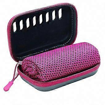 For Gym & Yoga: Instant Cooling Ice Towel with Microfiber and Carrying Case