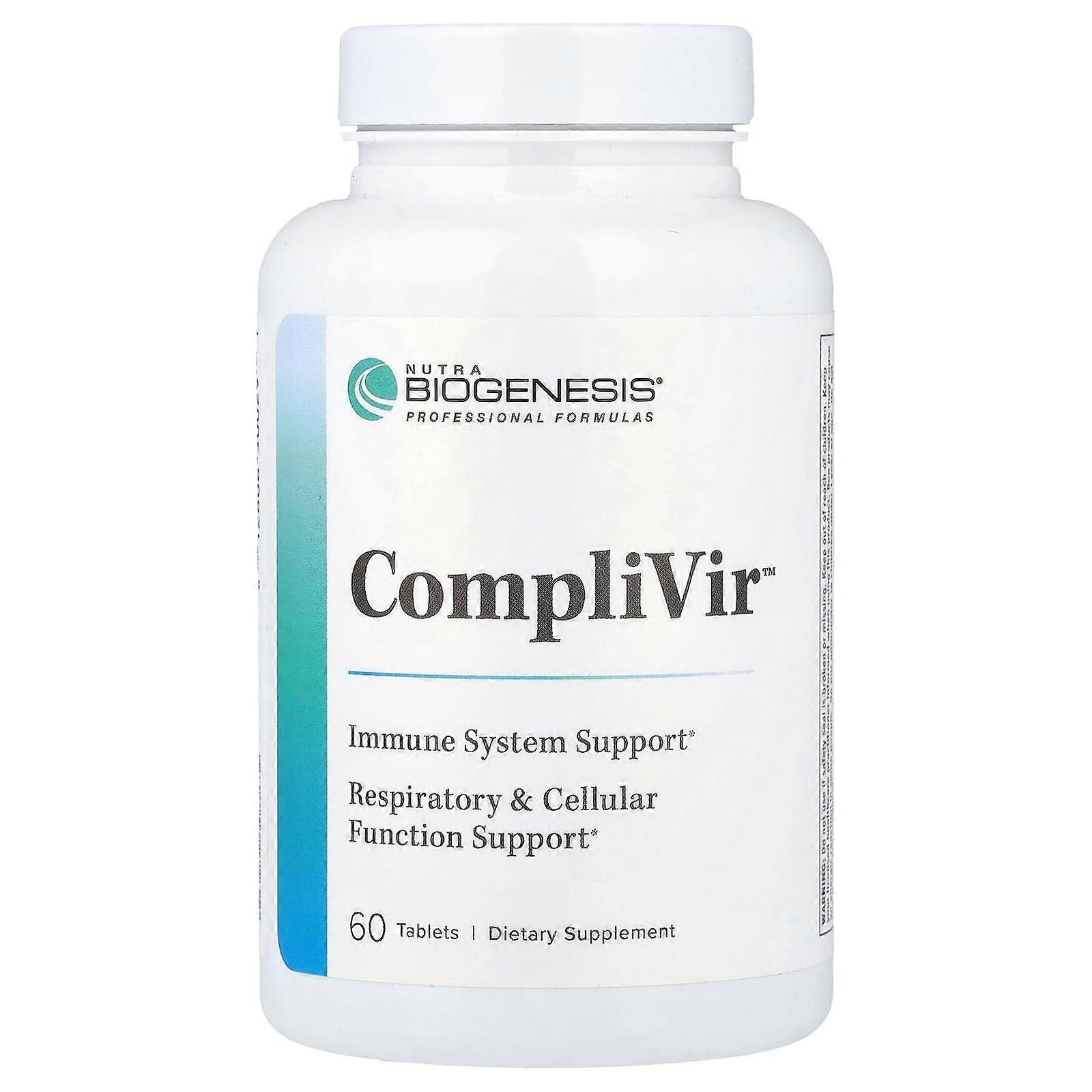 Nutra BioGenesis, CompliVir, 60 Tablets
