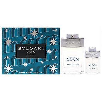 Bvlgari Bvlgari Man Rain Essence By Bvlgari For Men - 2 Pc Gift Set 3.3oz Edp Spray, 0.5oz Edp Spray