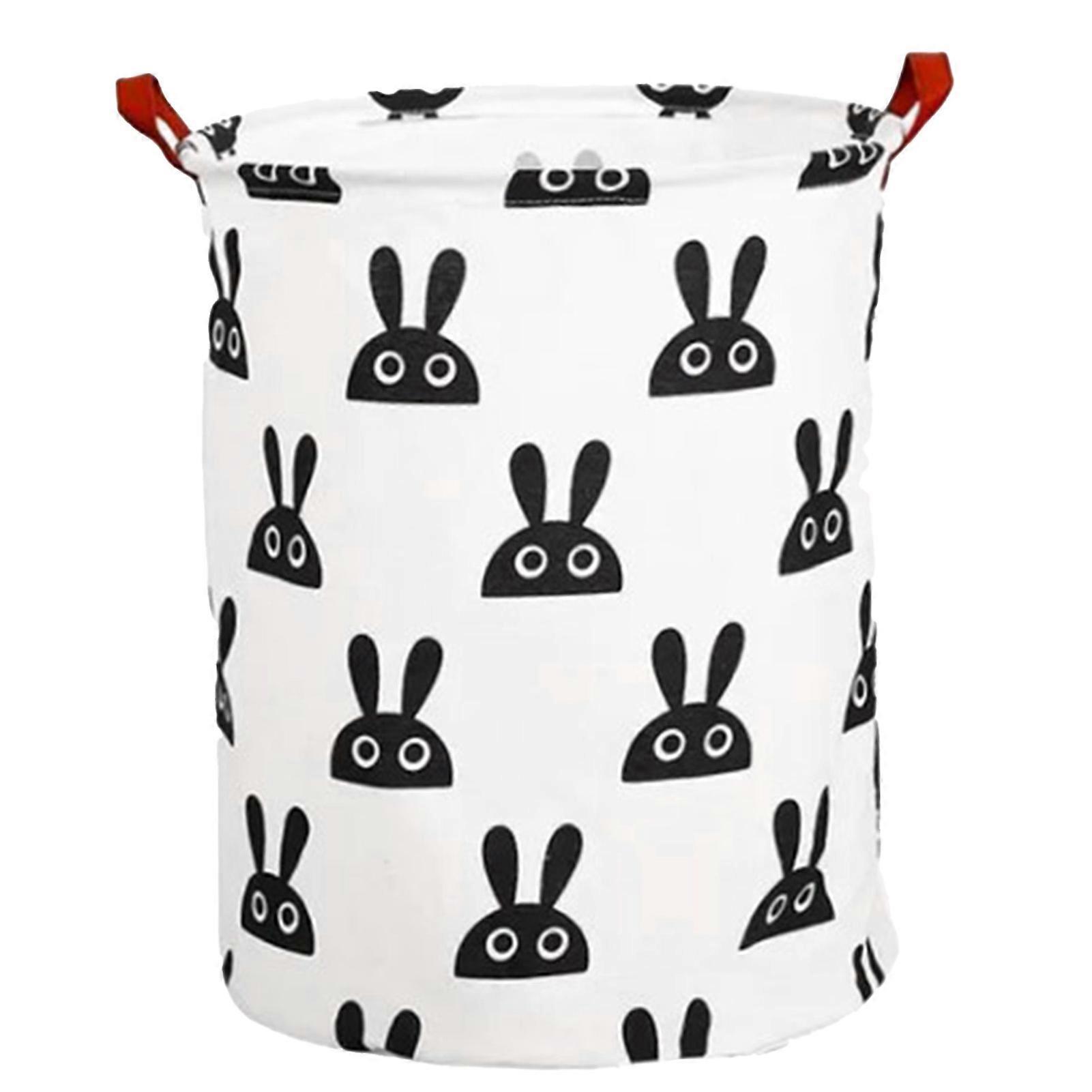 Rabbit Design Foldable Laundry Basket 40x40x50cm