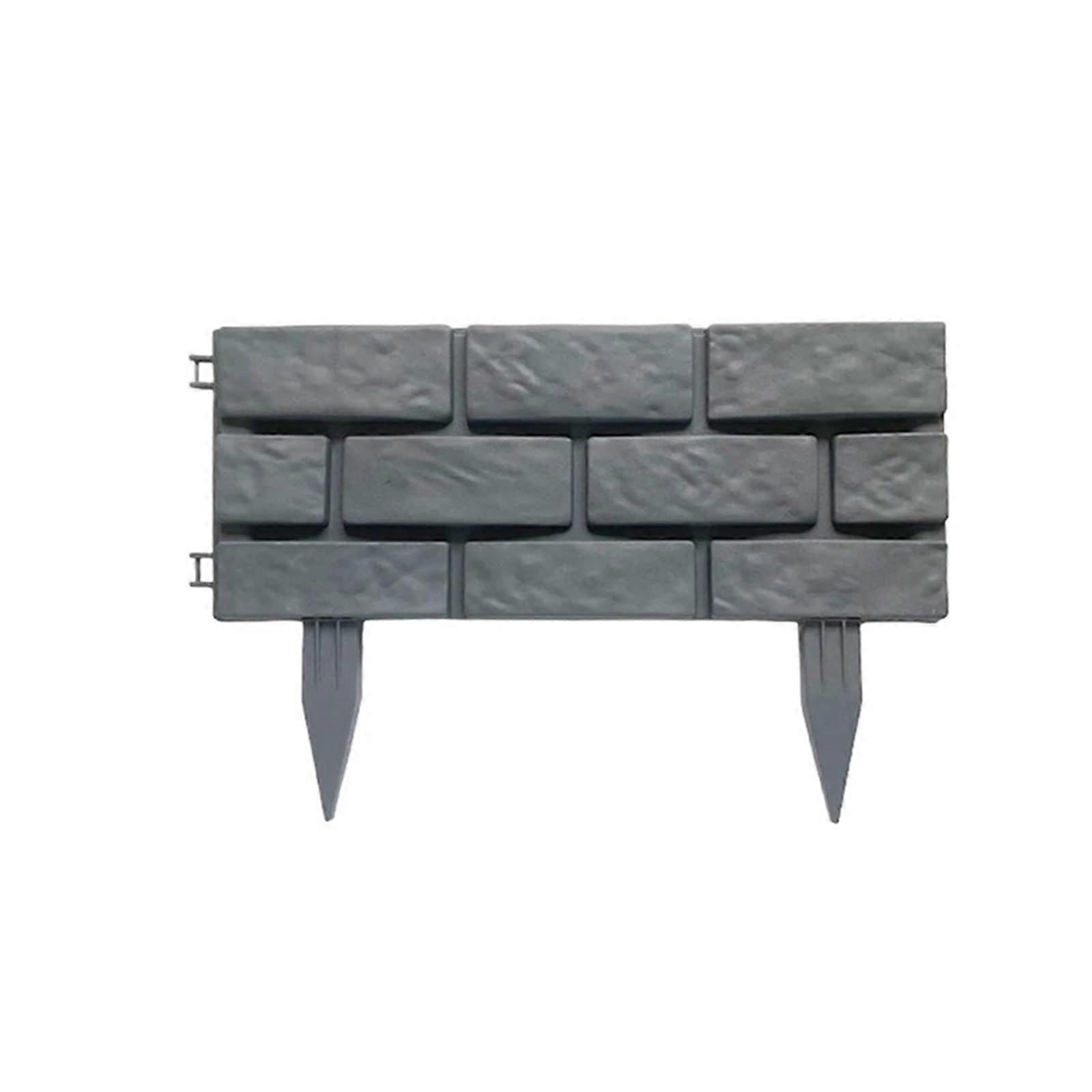 4Pcs Flexible Grey Garden Border Panels