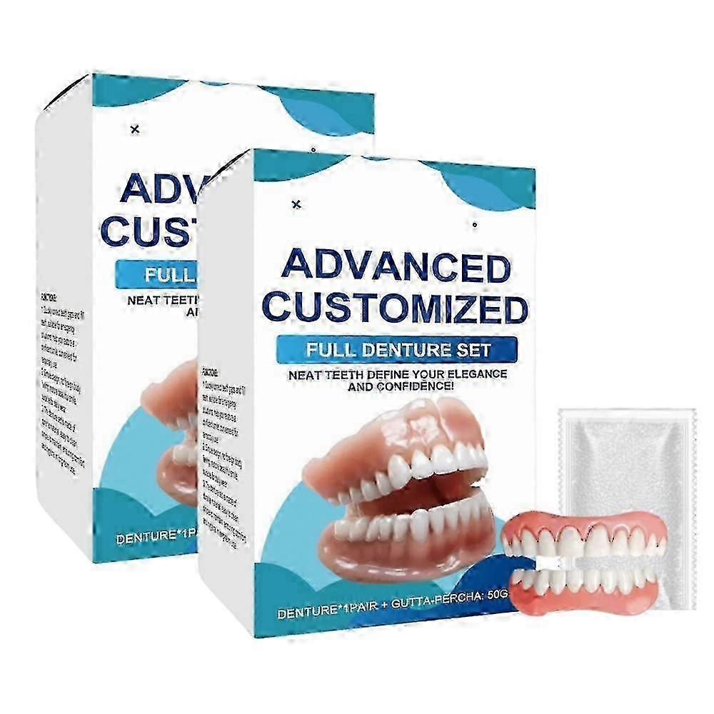 Natural-Look Full Denture Set Lightweight