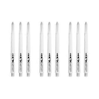 Witte Dartschachten - 3 sets per verpakking