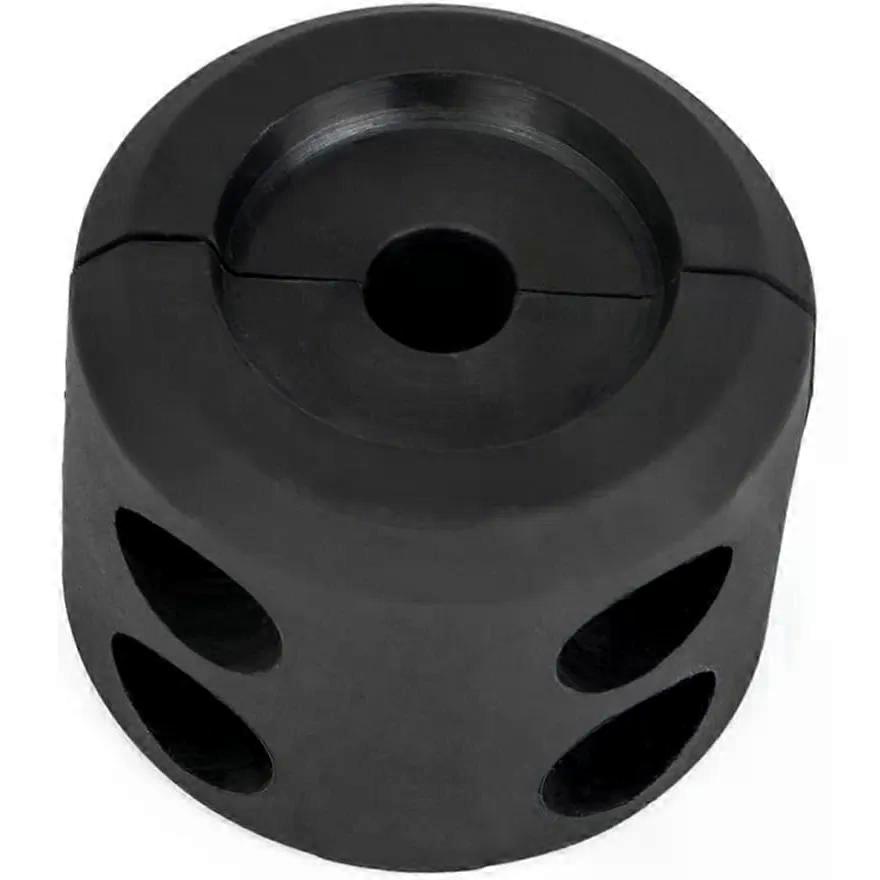 Cable Hook Stopper Rubber Two-piece Black Screw Set