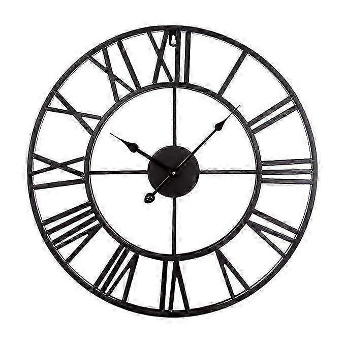 Oversized Silent Round Wall Clock