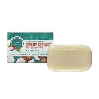 Coconut Bath Soap - Nourishing & Hydrating Body Cleanser with Jojoba Oil - 100g,HJ-01