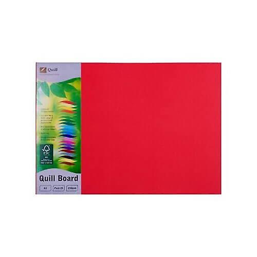 Quill White Card Thick Paper Cardboard Printer Copier Sheets 210gsm Crafts 25pk
