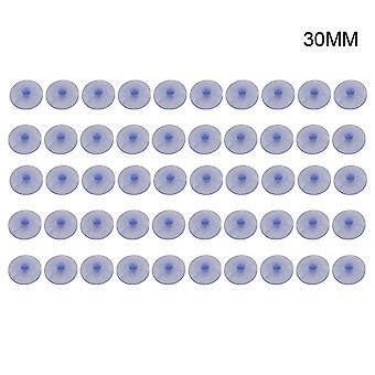 50 Pieces Transparent Suction Cups Without Hooks Anti-Collision Sucker Pad