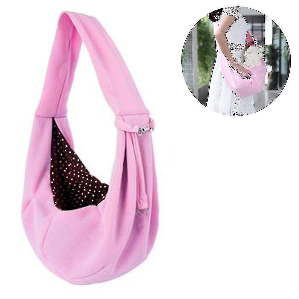 Reversible Pet Carrier Sling Dog And Cat Sling Adjustable Hands-free Pet