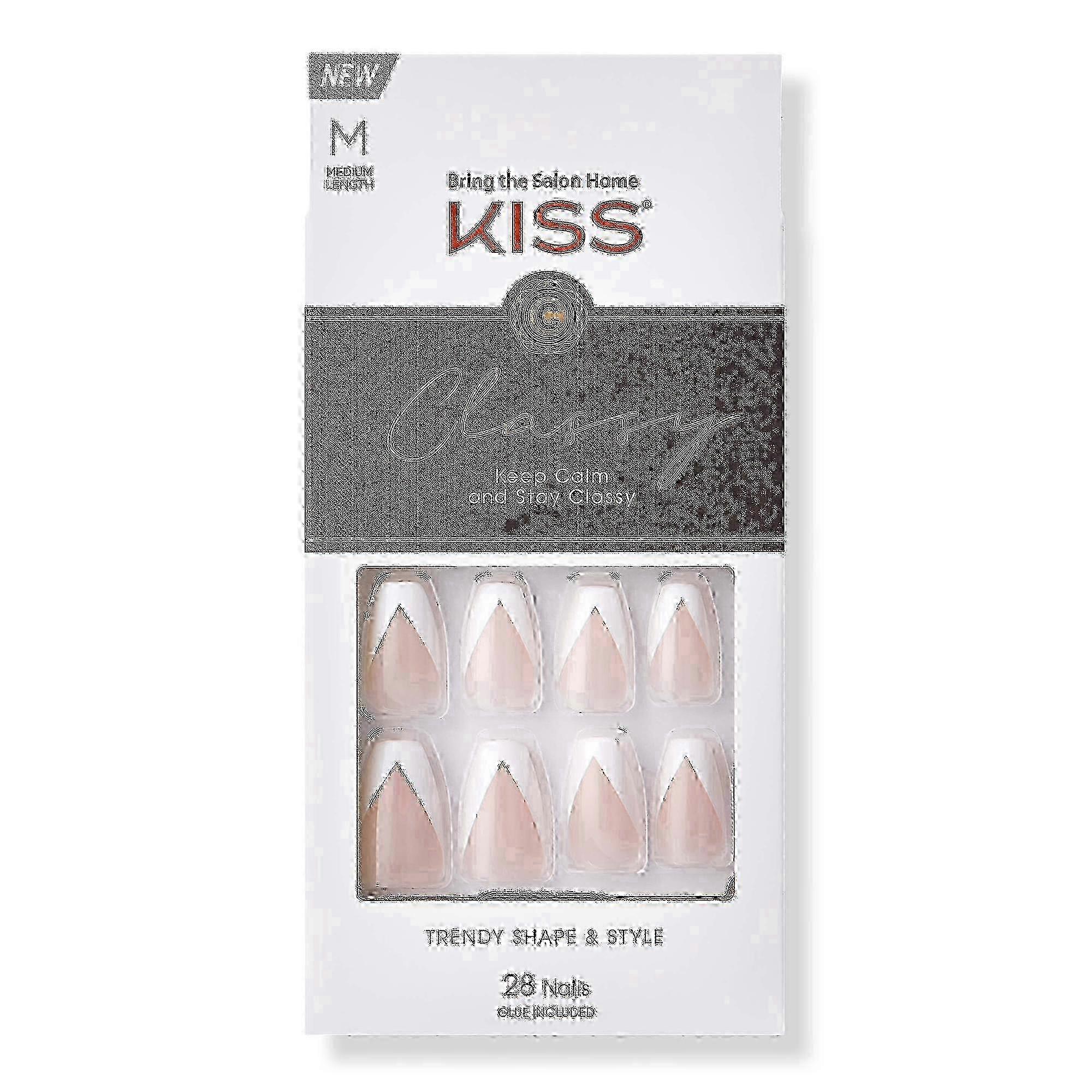 Kiss Silk Dress Classy Fake Nails