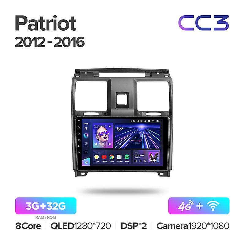 Cc3 2k For Uaz Patriot 2012 - 2016 Car Radio Multimedia Video Player Navigation Stereo Gps Android 10 No 2din 2 Din Dvd