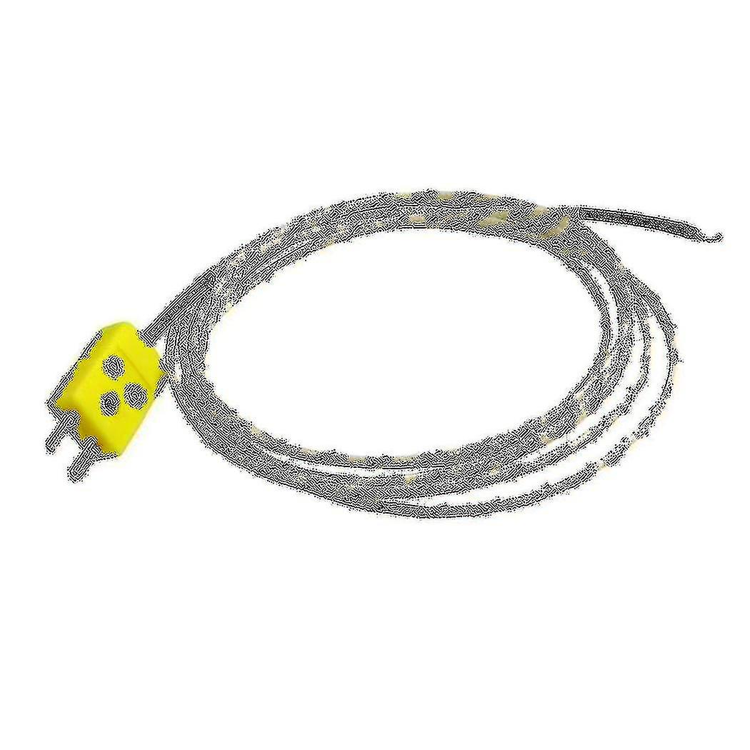 2m Cable K Type Thermocouple Temperature Measuring Probe Sensor White