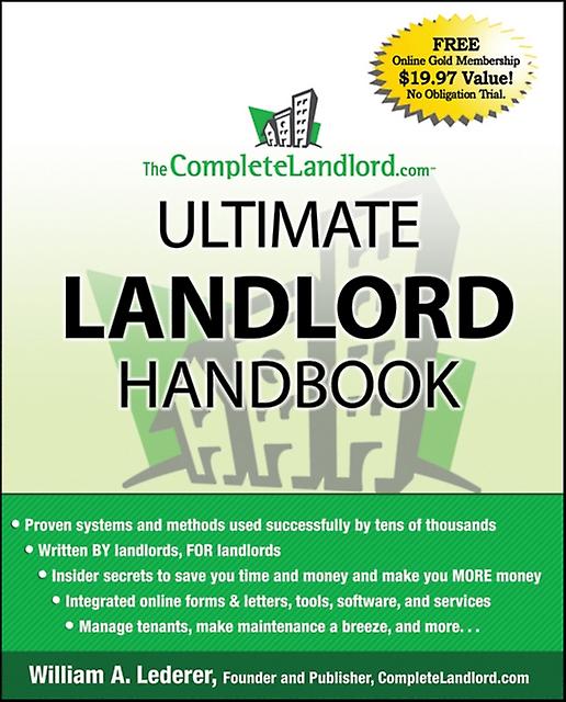 The Completelandlord.com Ultimate Landlord Handbook by Lederer Paperback Book