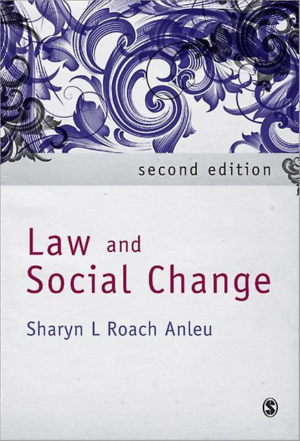 Law And Social Change by Sharyn L Roach Anleu Paperback