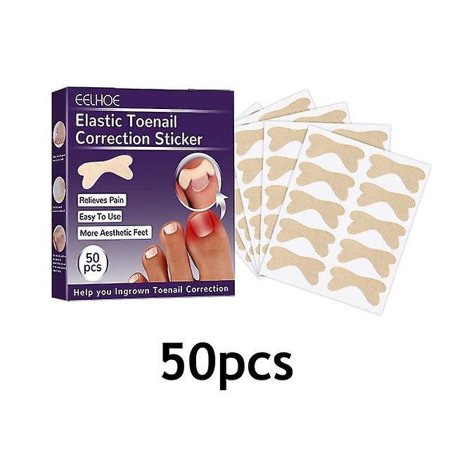 Ingrown Nail Correction Sticker Toenail Corrector Patches Waterproof Improve Paronychia Recover Nails Repair Pedicure Tool 50pcs