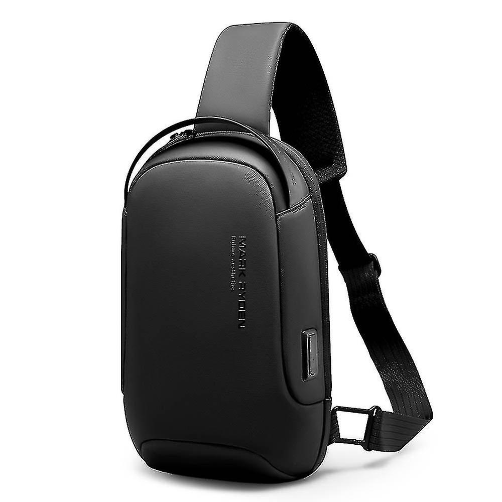 Man Chest Pack Usb Multi-function Fashion Outdoor Waterproof Single Shoulder Pack